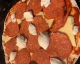Foto del paso 4 de la receta: Pizza crunchi pepperoni con extra queso FÁCIL Y RÁPIDA