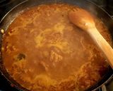 A picture of step 6 of My Hot Pork Curry in a lot of Curry Sauce with Rice 🤩.