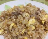 肉絲大蒜醬油炒飯的食譜步驟3照片