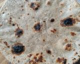 A picture of step 1 of Bajra Roti with Ringda odo.
