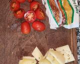 Foto del paso 1 de la receta: Brochette de tomates cherry con queso y albahaca