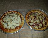 Foto langkah ke 10 dari resep Pizza smoke beef+nugget+sosis double cheesee.
