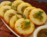 A picture of step 11 of Masala Dhokla.