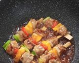Foto langkah ke 4 dari resep Sate Daging Sapi Masak Teflon.
