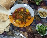 عکس مرحله 1 از دستور خوراک بامیه