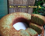 Foto langkah ke 10 dari resep Bolu Pisang Pandan 2 telur.