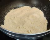 A picture of step 1 of Sooji Besan Halwa.