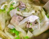 Hình bước làm 1 của món Canh bẹ môn nấu vịt