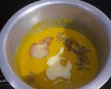 A picture of step 2 of Besan laddu.