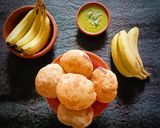 A picture of step 7 of Mangalore Banana Buns.