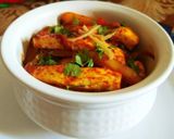 A picture of step 10 of Paneer Jalfrezi.
