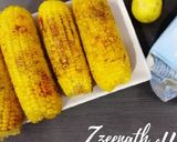 A picture of step 3 of Masala Corn on the Cob with Chat Masala.
