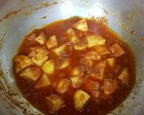 A picture of step 7 of Aalu palak.