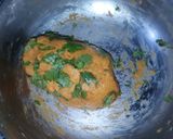 A picture of step 2 of Cornmeal Papadi.