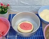 Foto langkah ke 5 dari resep Butter Zebra Cake 3 warna.