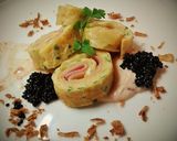 Foto del paso 9 de la receta Rollitos de tortilla rellenos de jamón york y queso