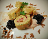 Foto del paso 9 de la receta: Rollitos de tortilla rellenos de jamón york y queso
