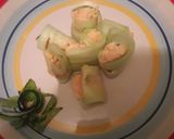 Foto del paso 3 de la receta: Rollitos de pepino rellenos de pollo