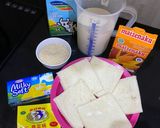 Foto langkah ke 1 dari resep Cheese Cake Roti Tawar.