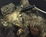 صورة لخطوة 1 من وصفة مرقة اللحم الحسائية بالبطاطا والنخي