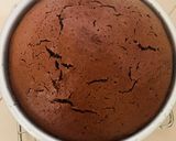 A picture of step 7 of Eggless Chocolate Cake.