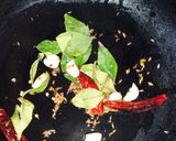 A picture of step 4 of Alsi podi.
