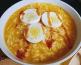 A picture of step 5 of Cheesy Chattpatta Soup Instant Noodles 🍝🍜🍝.