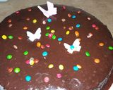 A picture of step 8 of Eggless Chocolate  Cake.