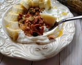 A picture of step 7 of American Breakfast: Banana Granola Yogurt.