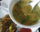 Sweet corn veg soup with roasted potatoes recipe step 3 photo