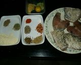 A picture of step 2 of Tawa fried fish.