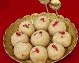 A picture of step 3 of Coconut Laddu (For Festive Celebrations).