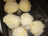 Bomba de Papas con Jamón y queso