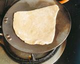 A picture of step 2 of Chapati and Curry 😋 🍛(chapati with moong Beans curry).