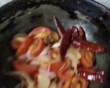 A picture of step 2 of Vattaram Roadside kaara chutney.
