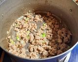 Hình bước làm 2 của món Canh chua thịt bằm