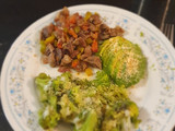 Molleja de pollo keto a la mexicana