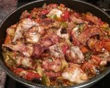 A picture of step 12 of Rabbit with Catalan Ratatouille - Conill amb Samfaina.