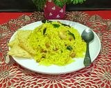 A picture of step 5 of Lemon Rice.
