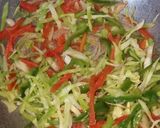 A picture of step 3 of Vermicelli Bhel.