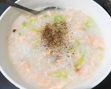 Hình bước làm 3 của món Cháo cá Hồi