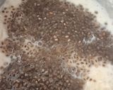 A picture of step 4 of Jamun Poha pudding (Java plum Rice flakes pudding).