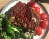 A picture of step 4 of Baked beef loaf- (pre 15m, 60m oven).