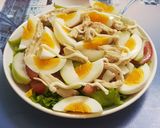 Hình bước làm 4 của món Salad trứng gà