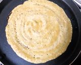 A picture of step 3 of Sabudana Millet Dosa.