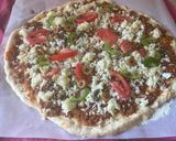 Φωτογραφία βήματος 4 της συνταγής Lia’s pizza bolognese 🍕