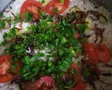 A picture of step 5 of White chicken biryani.