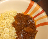 A picture of step 5 of Macaroni with mutton stew.