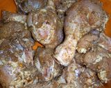 A picture of step 1 of Smokey Chicken Biryani.