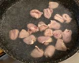 A picture of step 2 of Japanese Yakitori (焼鳥 skewer-grilled chicken)②.